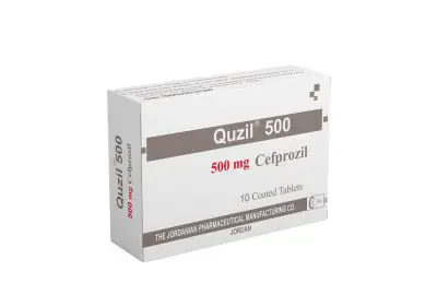 Quzil (Cefprozil) tablets and suspension for bacterial infections
